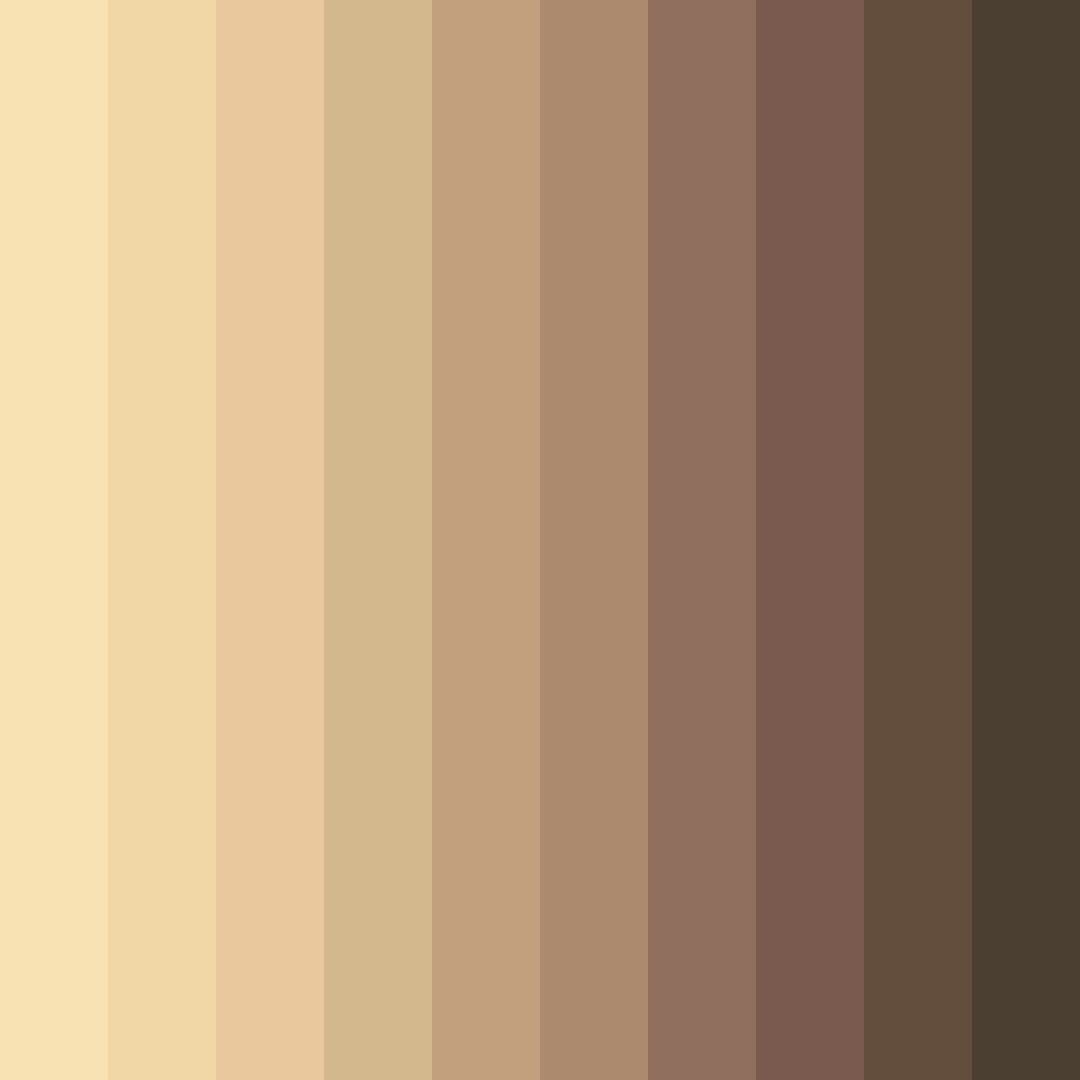 Download concrete sunrise color palette PNG image (square)