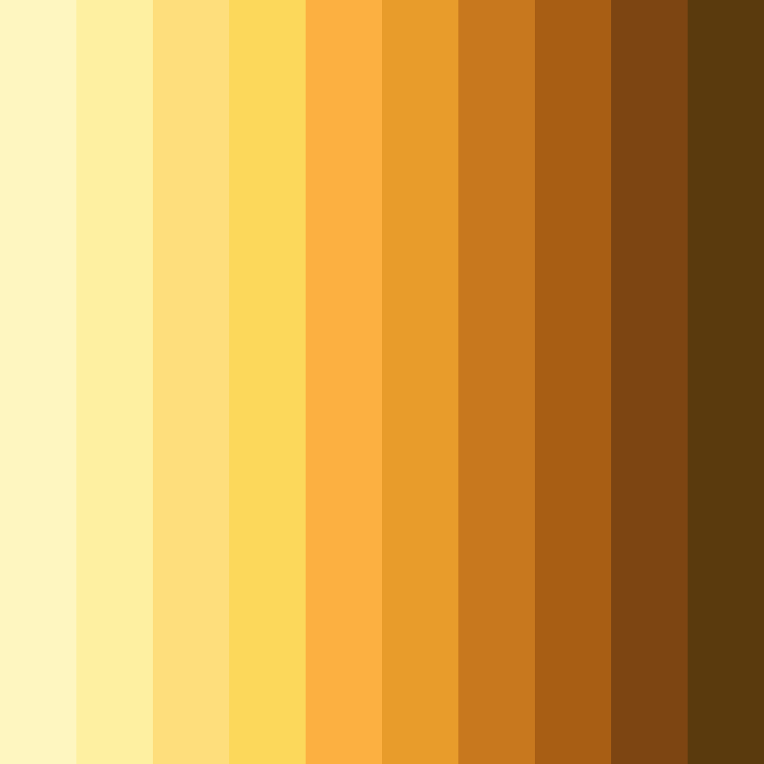 Download yellow flower color palette PNG image (square)