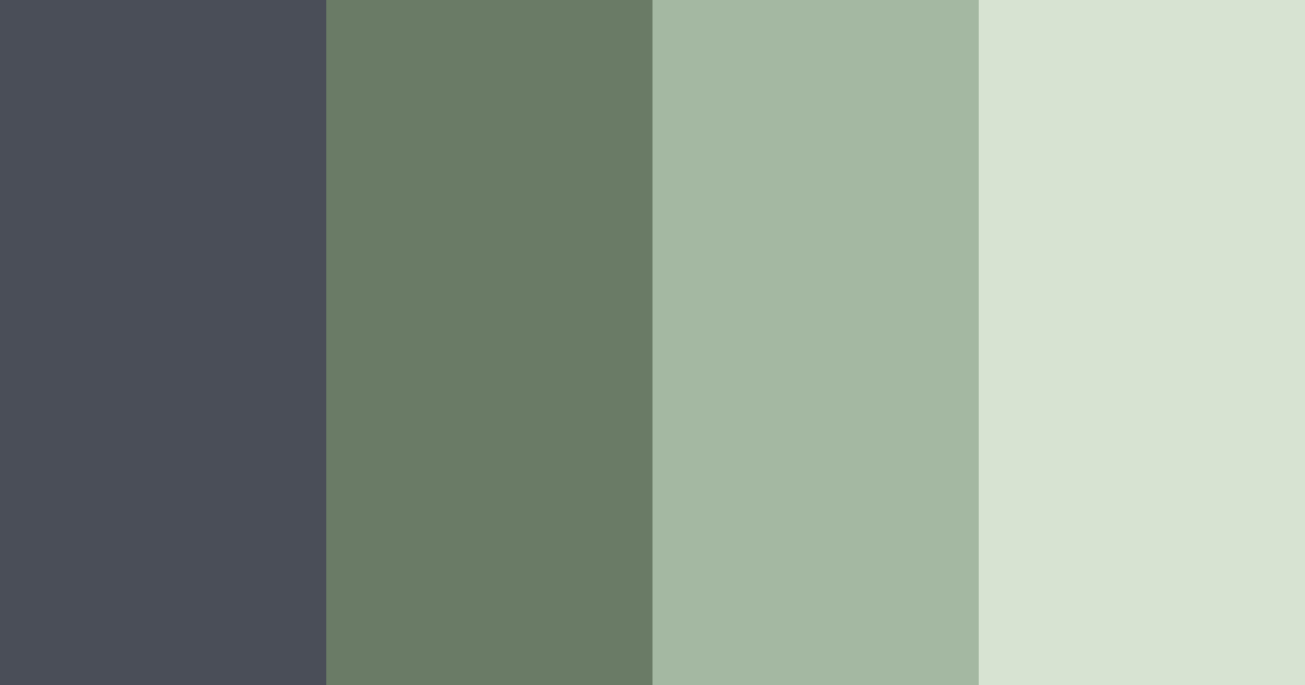 Download mossy calm color palette PNG image (landscape)