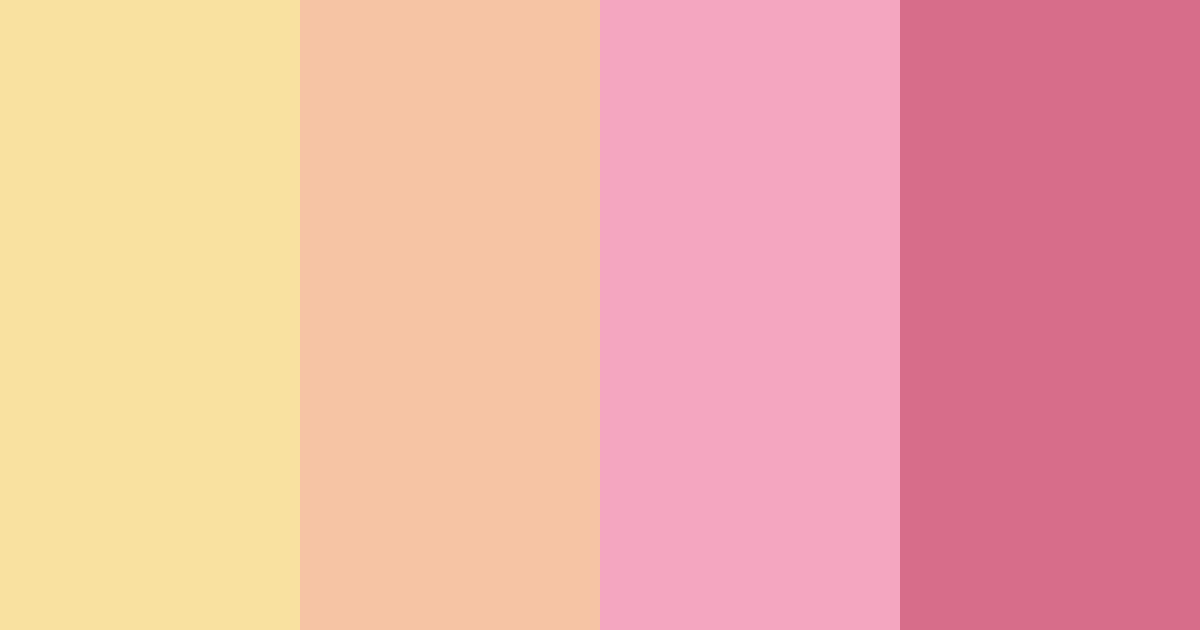 Download pink spring color palette PNG image (landscape)