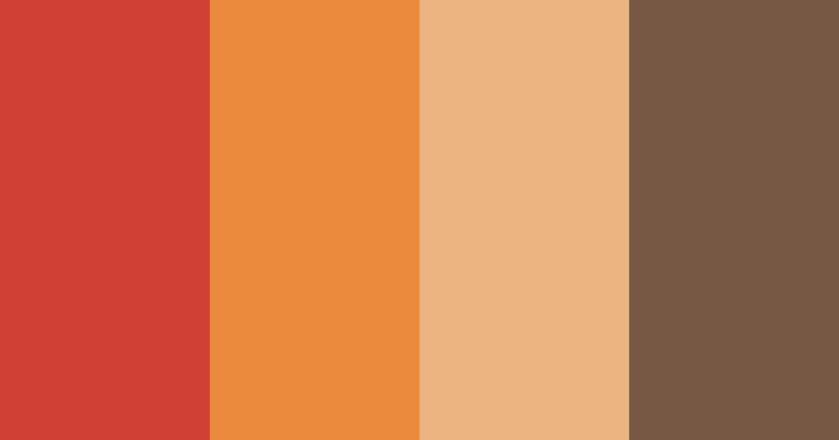 Download autumn spice color palette PNG image (landscape)