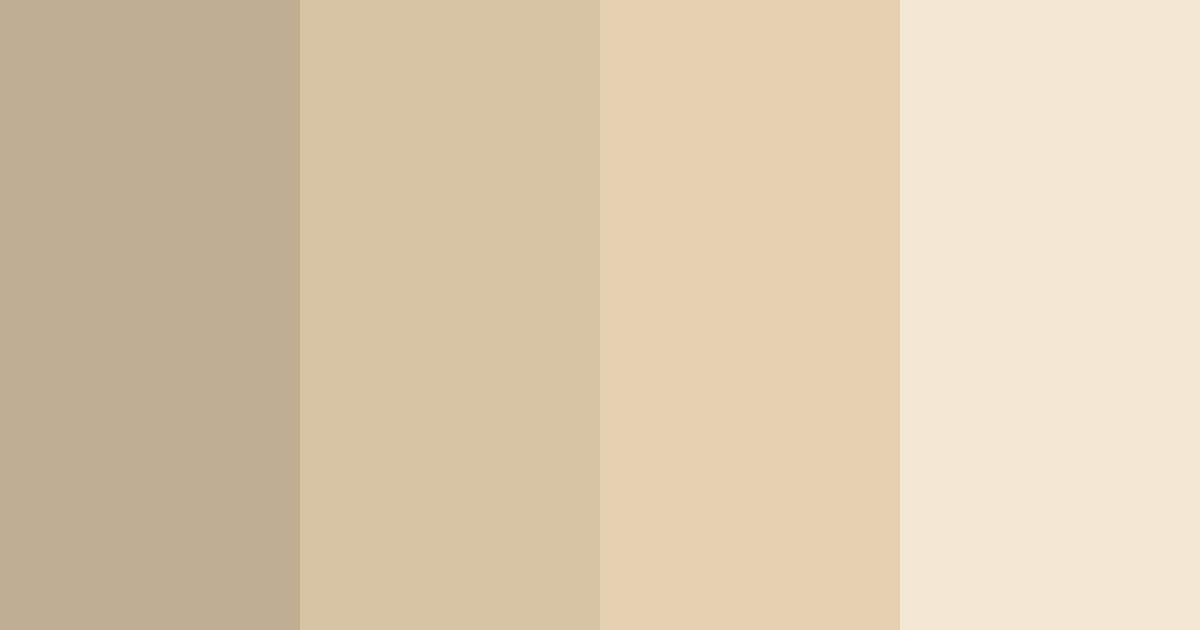 Download silky sand color palette PNG image (landscape)