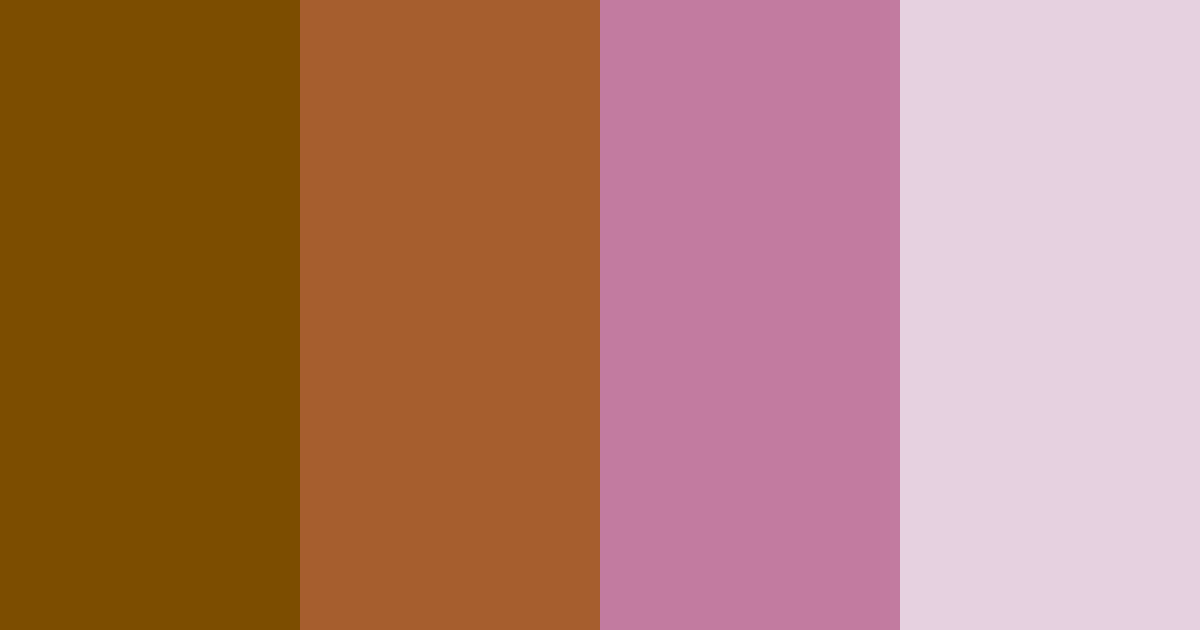 Download copper lavender warmth color palette PNG image (landscape)
