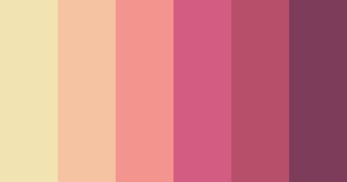 Download blossom reverie color palette PNG image (landscape)