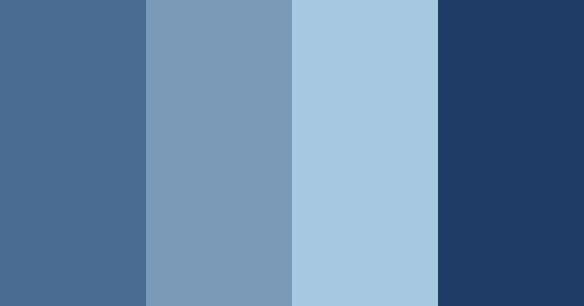 Download blue twilight color palette PNG image (landscape)