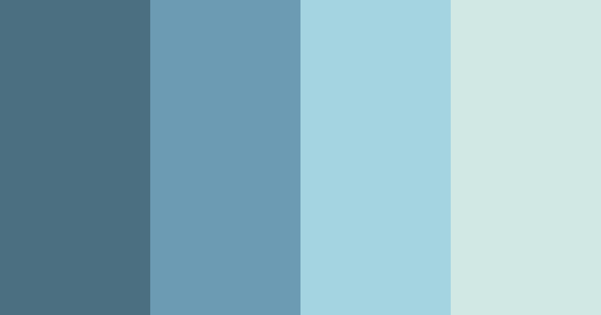 Download blue serenity color palette PNG image (landscape)