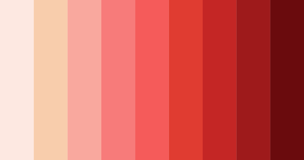 Download blushing sunset color palette PNG image (landscape)