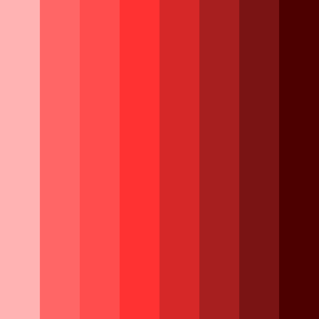 Download warm red color palette PNG image (square)