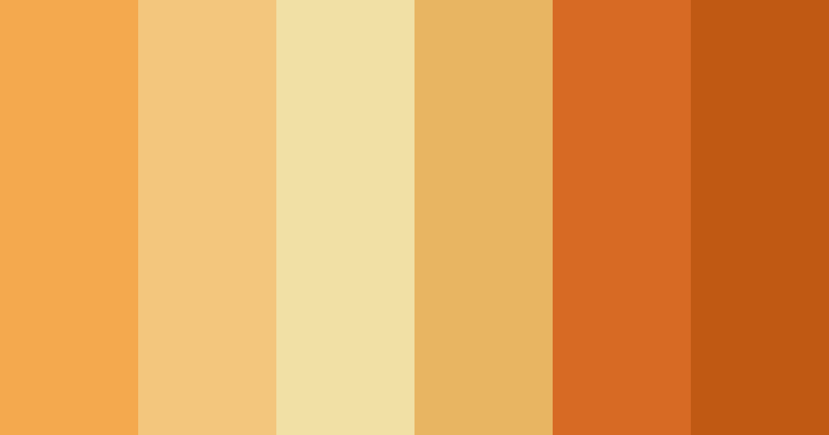 Download autumn harvest color palette PNG image (landscape)