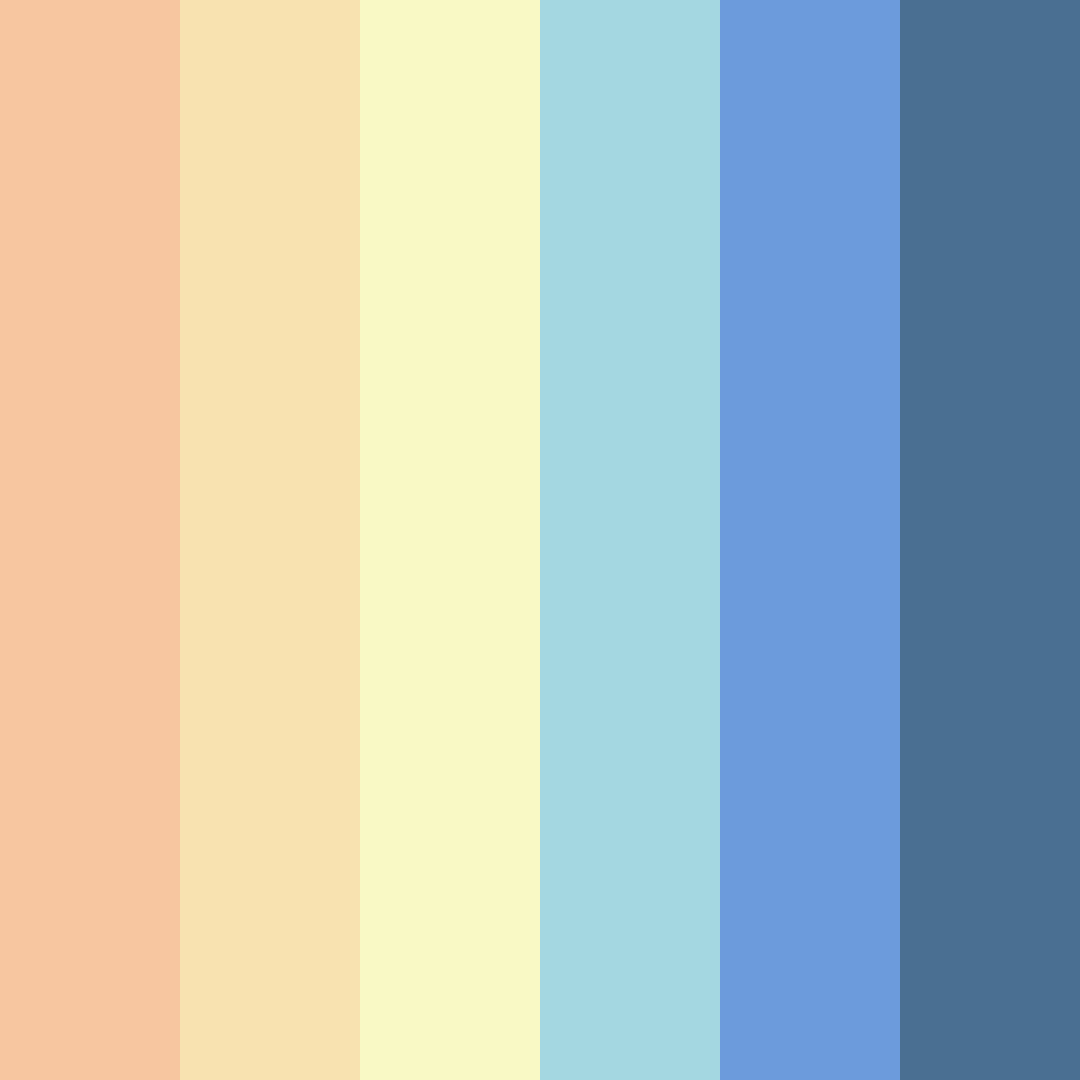 Download childlike blue color palette PNG image (square)