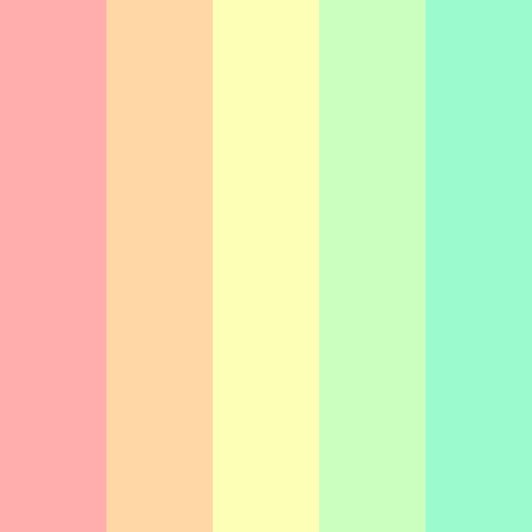 Download pastel prism color palette PNG image (square)