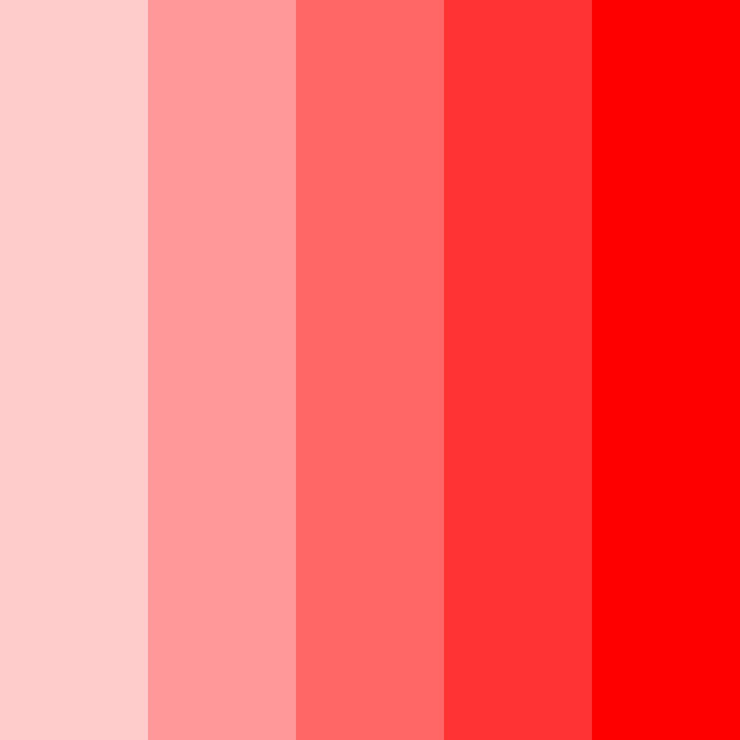 Download shades of red color palette PNG image (square)