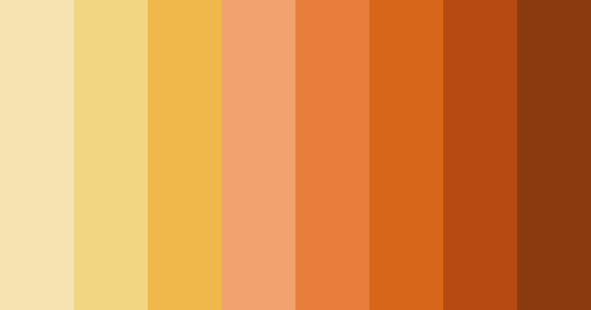 Download sunlit harvest color palette PNG image (landscape)