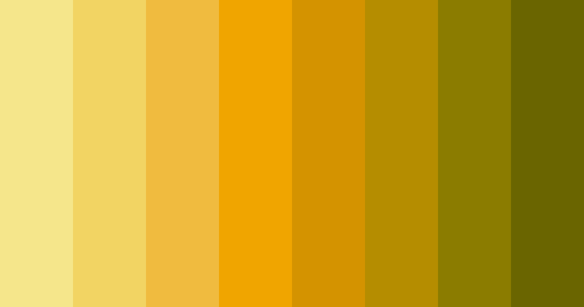 Download golden gleam color palette PNG image (landscape)