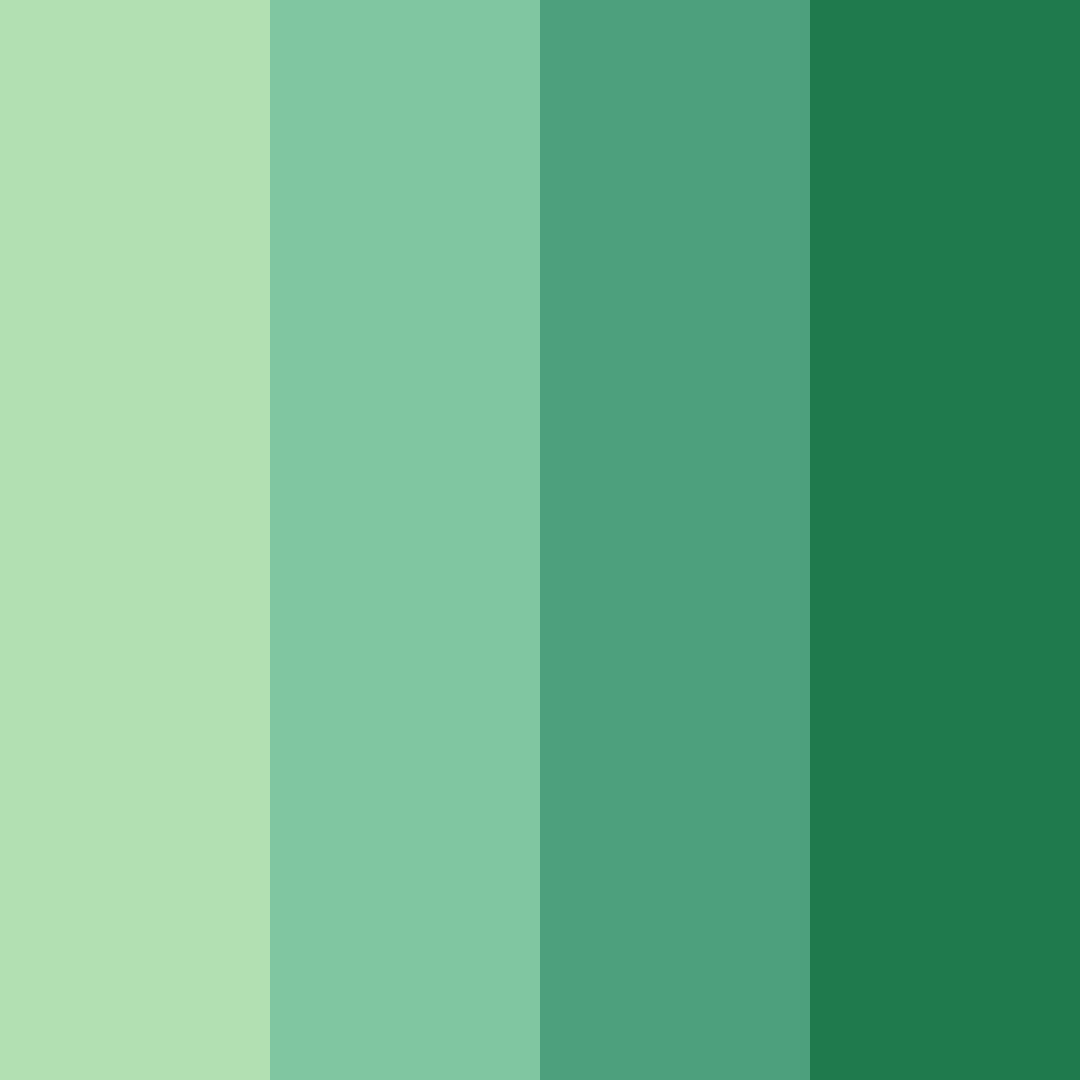 Download emerald serenity color palette PNG image (square)