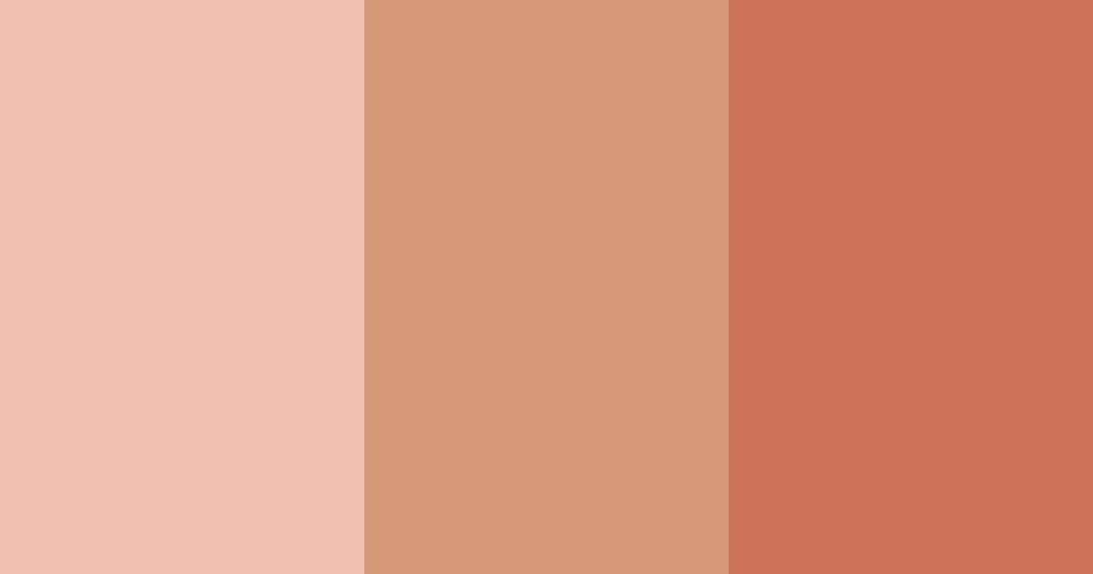 Download warm coral color palette PNG image (landscape)