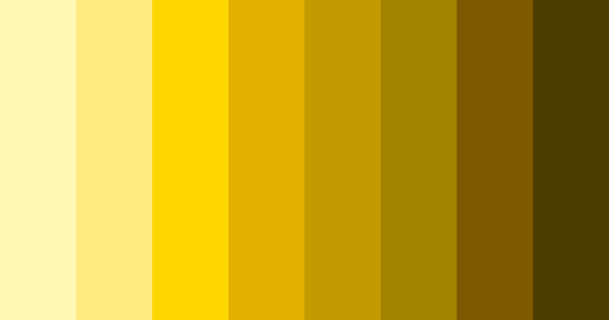 Download golden dawn color palette PNG image (landscape)