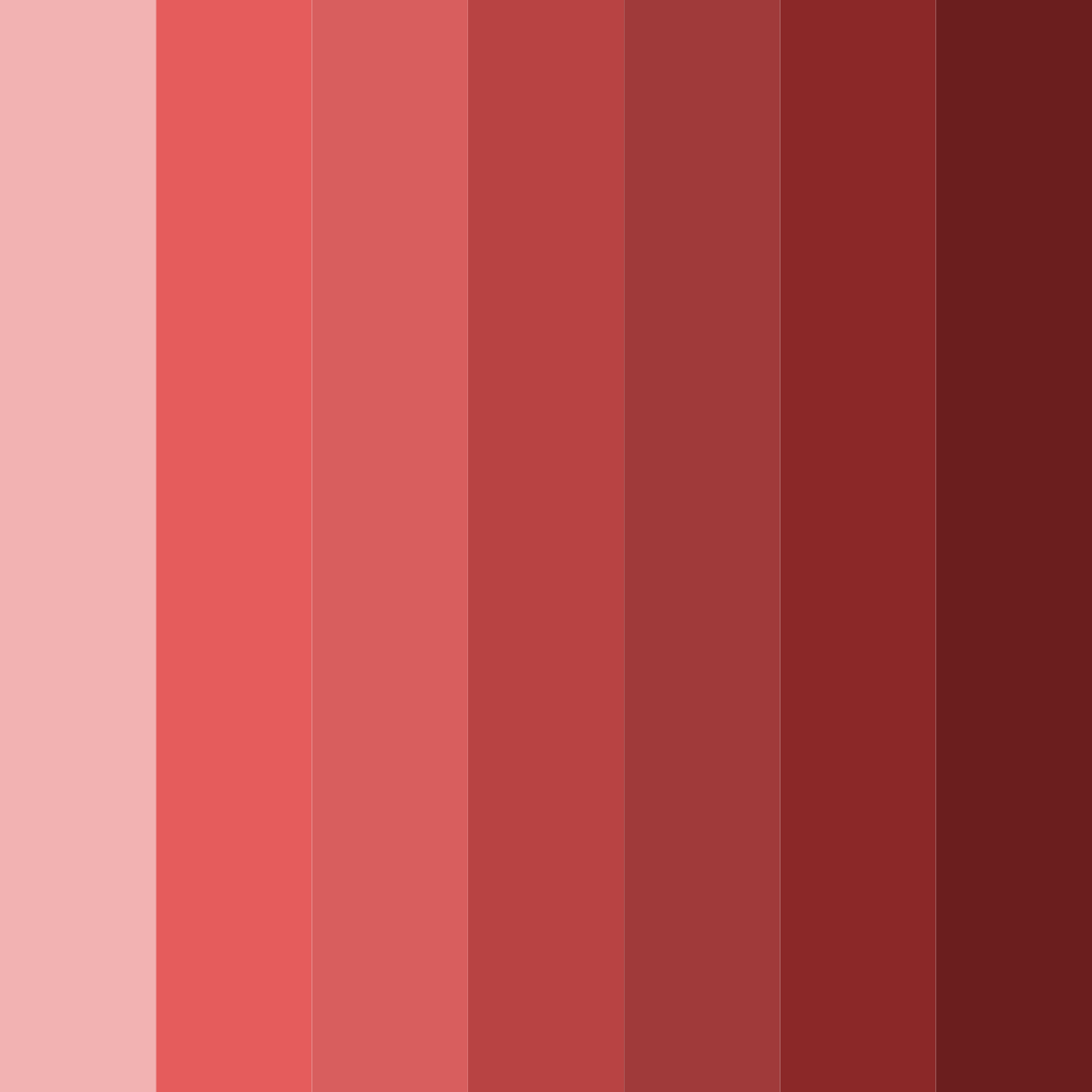 Download crimson sunset color palette PNG image (square)