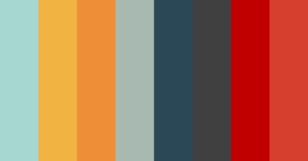 Download tropical ember color palette PNG image (landscape)