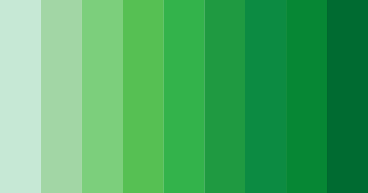 Download emerald oasis color palette PNG image (landscape)