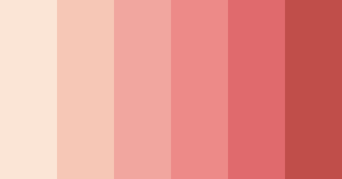 Download rosy sunset serenade color palette PNG image (landscape)