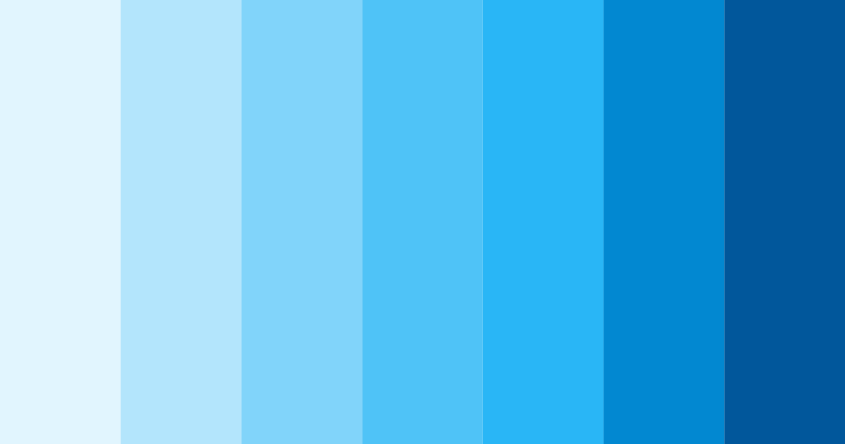 Download azure serenade color palette PNG image (landscape)