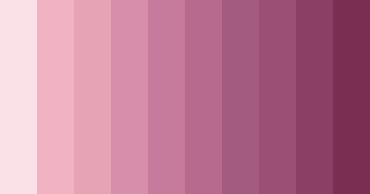 Download pink spring color palette PNG image (landscape)