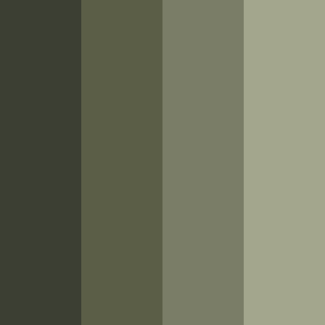Download dusky olive waterfall color palette PNG image (square)