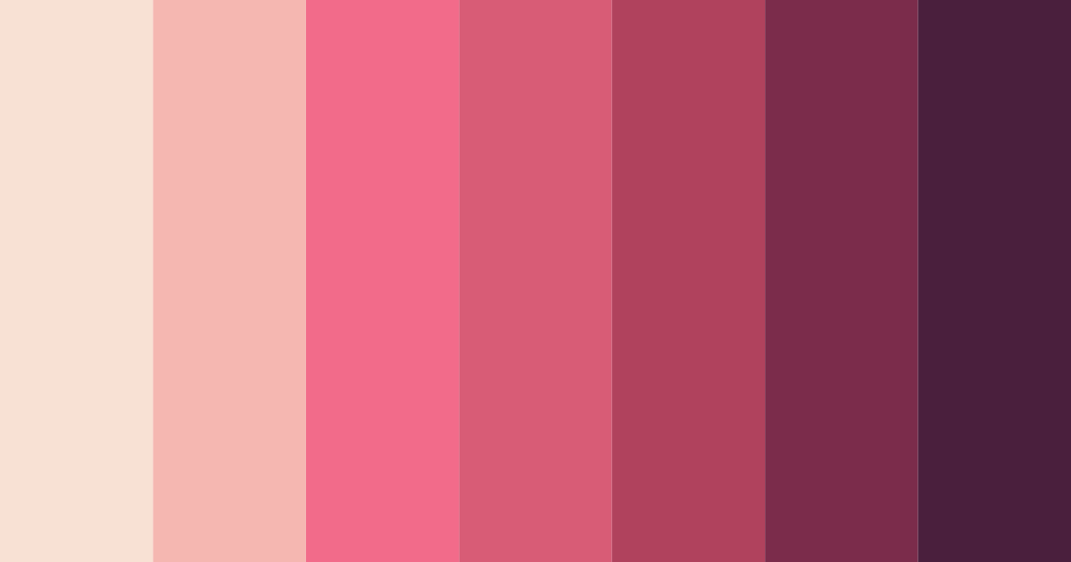 Download pink japan color palette PNG image (landscape)