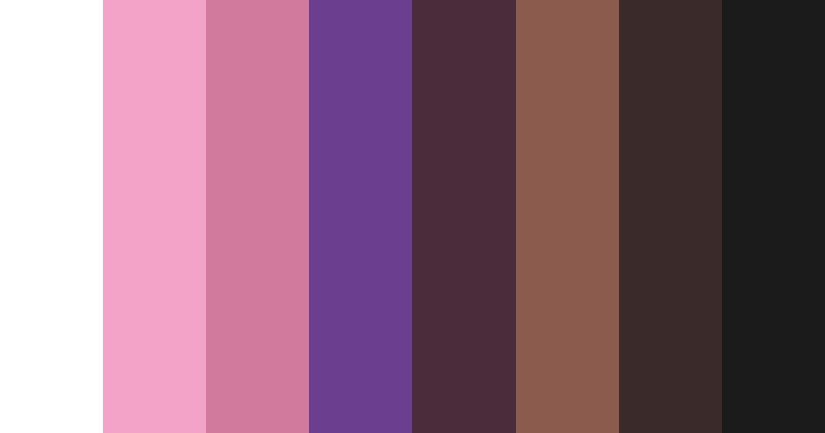 Download midnight rose garden color palette PNG image (landscape)