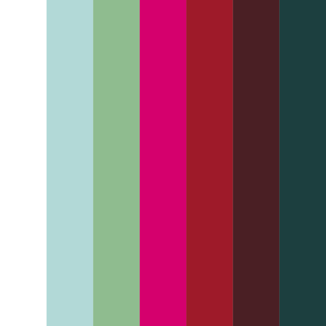 Download dark ocean sunset color palette PNG image (square)