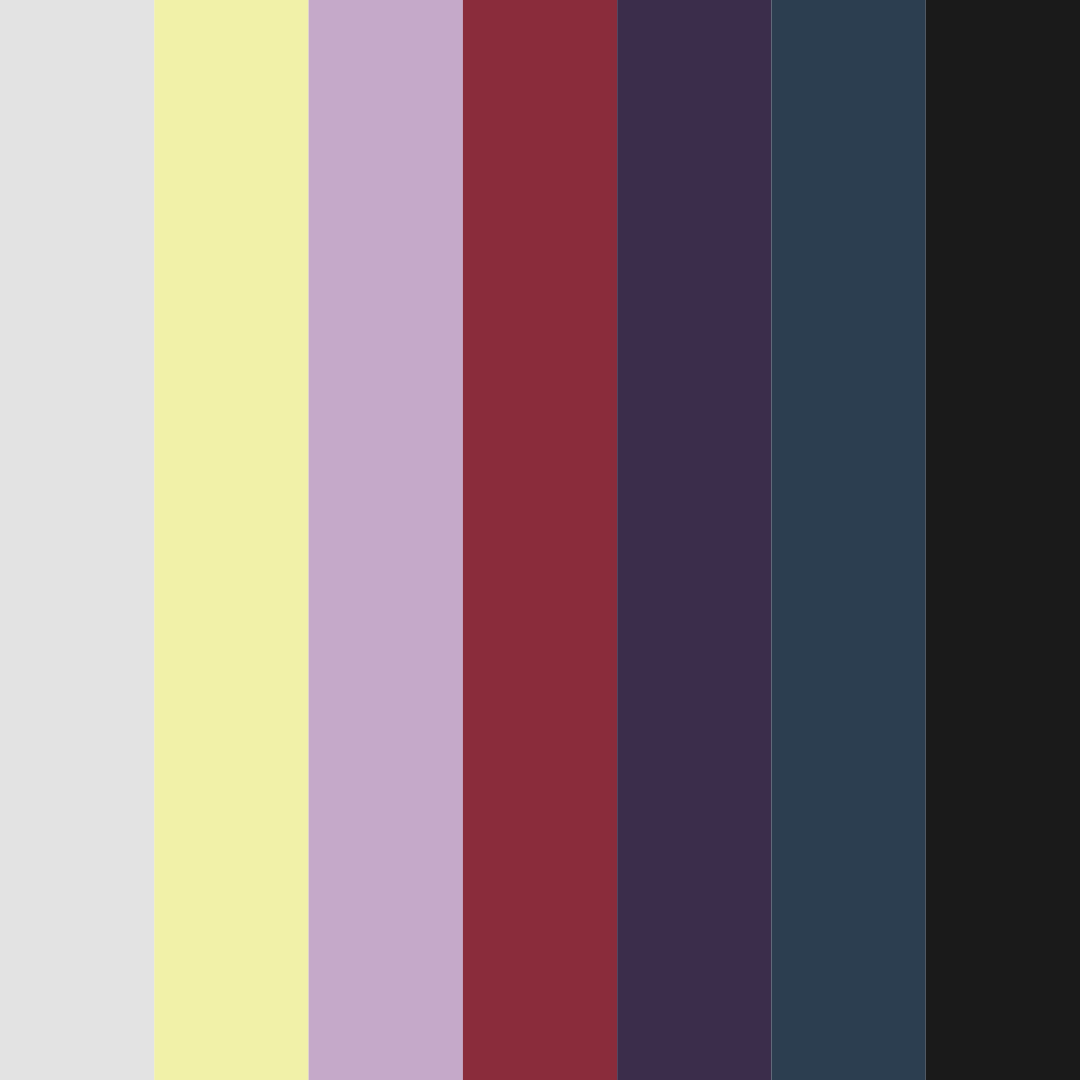 Download vibrant purple dream color palette PNG image (square)