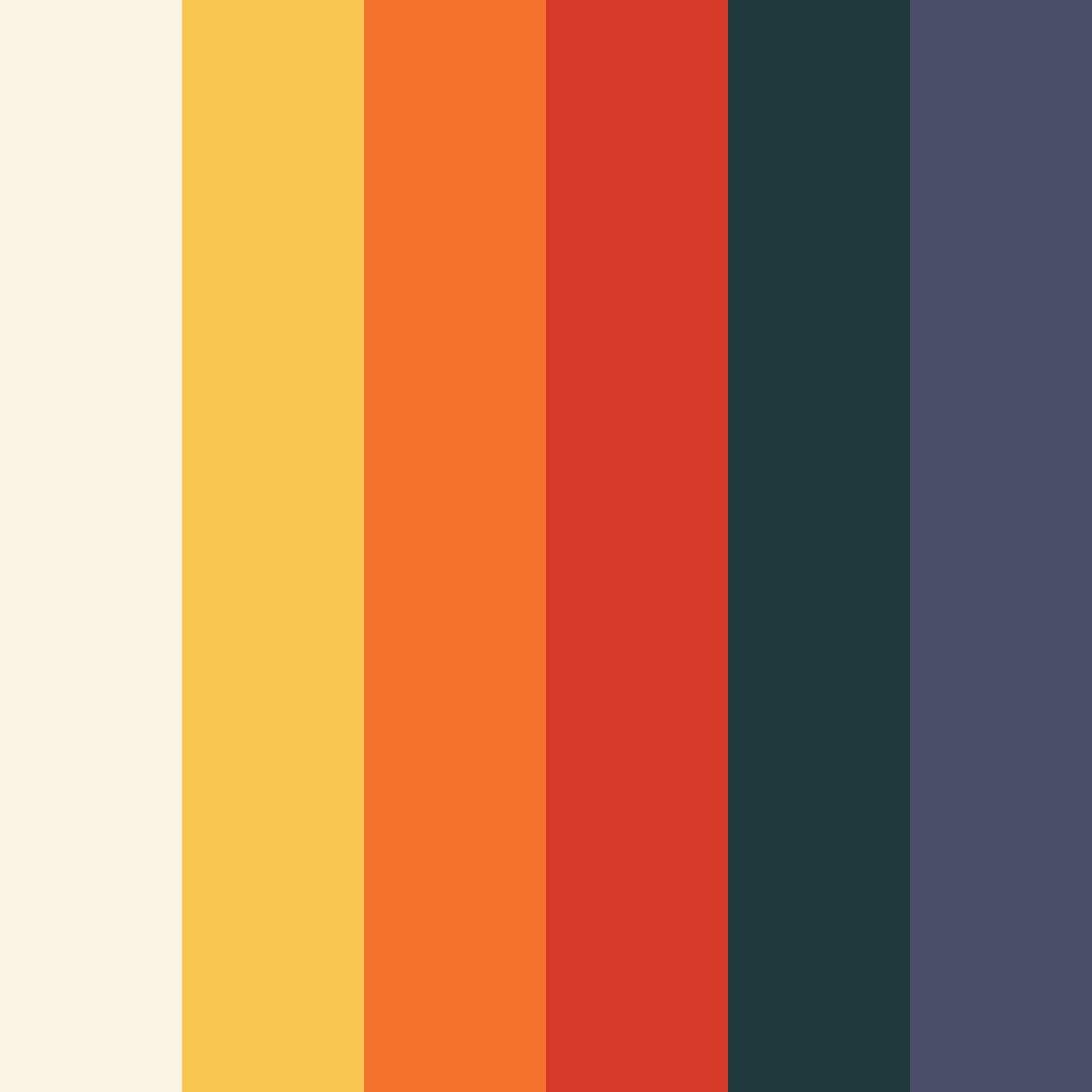 Download electric twilight color palette PNG image (square)