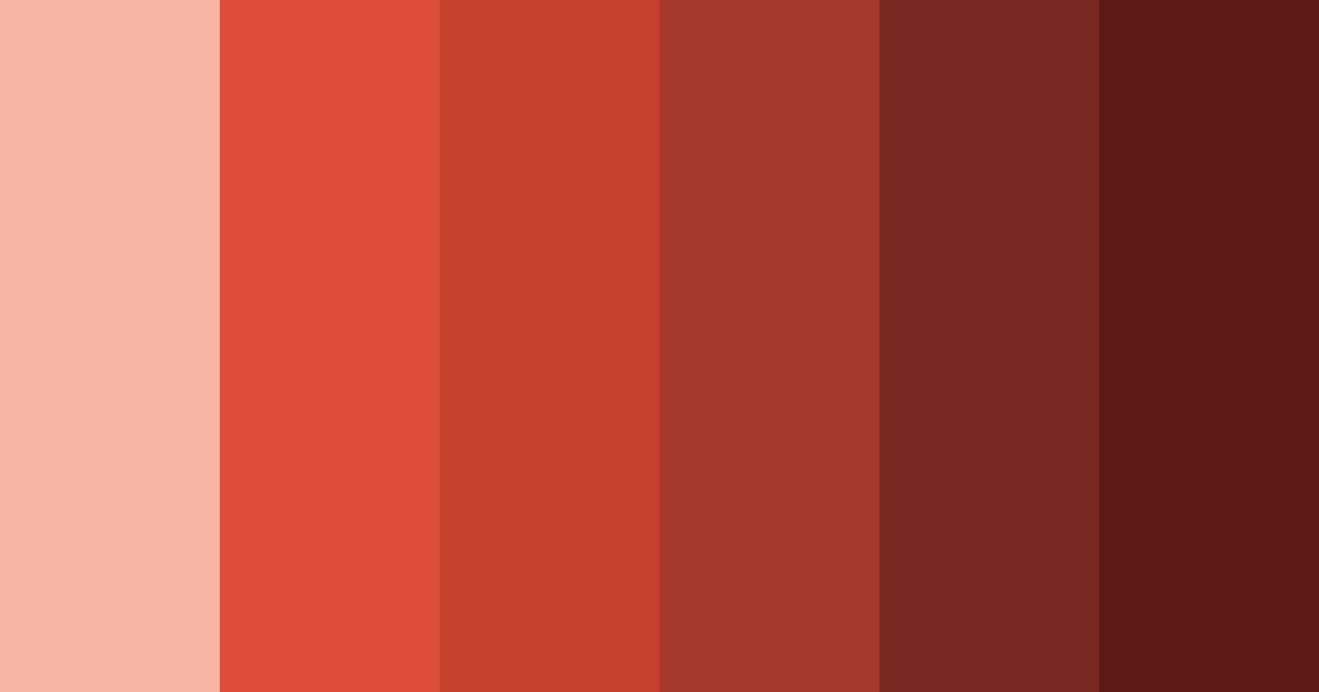 Download red sunset color palette PNG image (landscape)