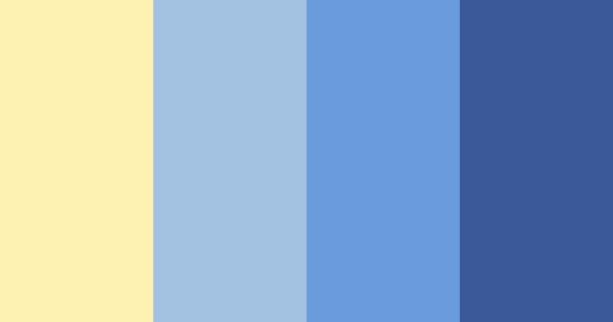 Download yellow blue sky color palette PNG image (landscape)