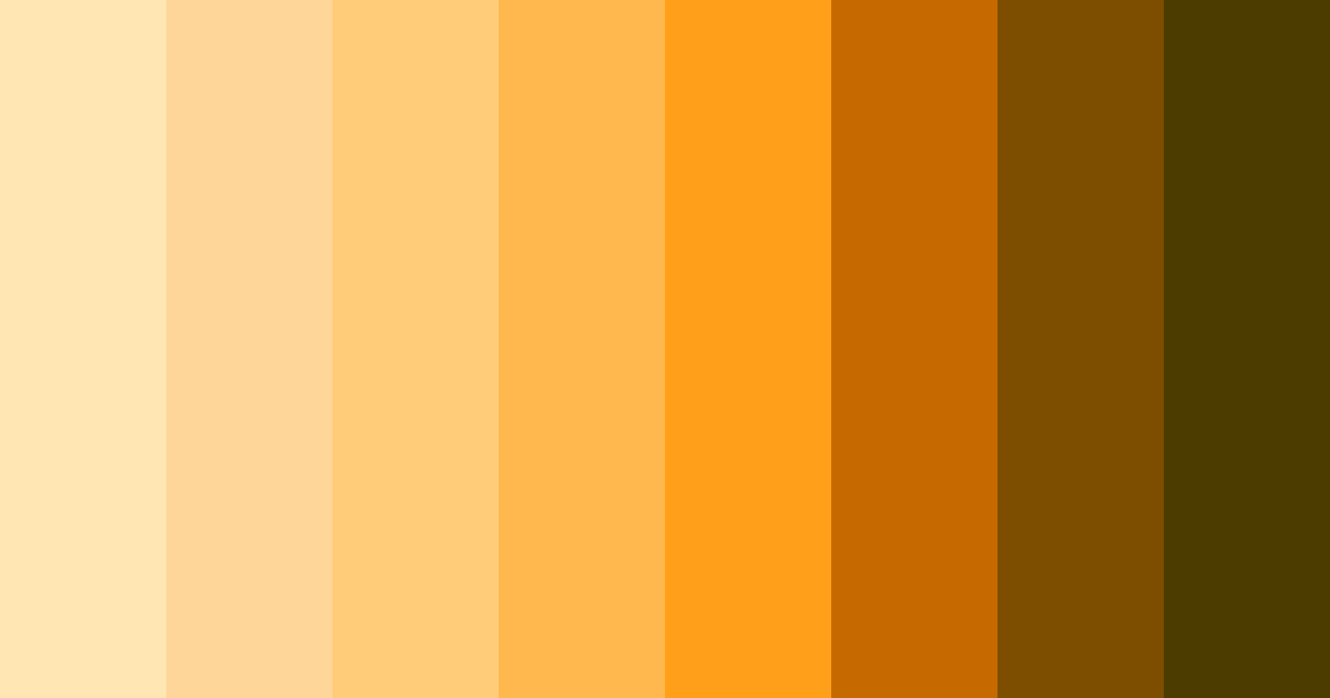 Download golden harvest color palette PNG image (landscape)