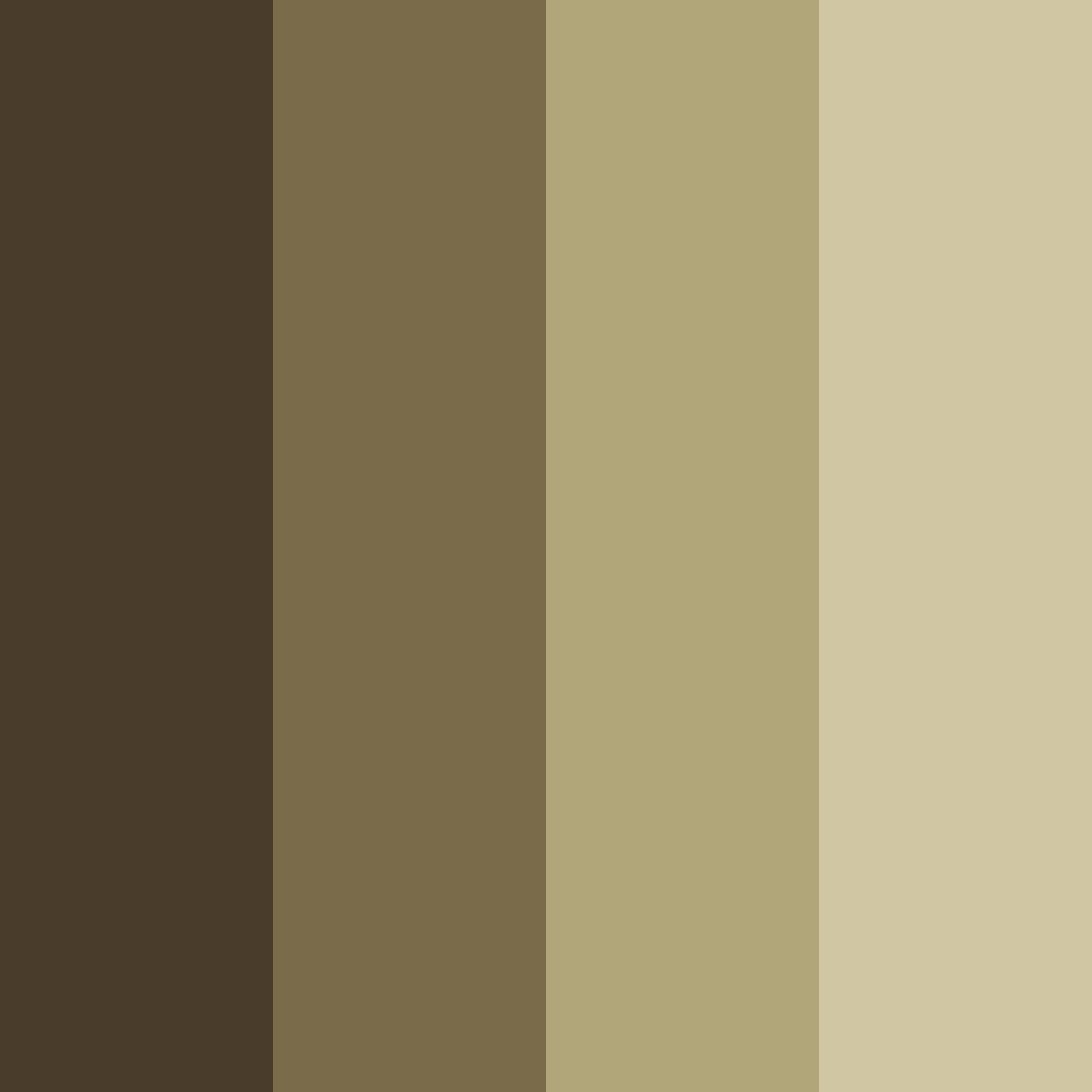 Download khaki forest color palette PNG image (square)