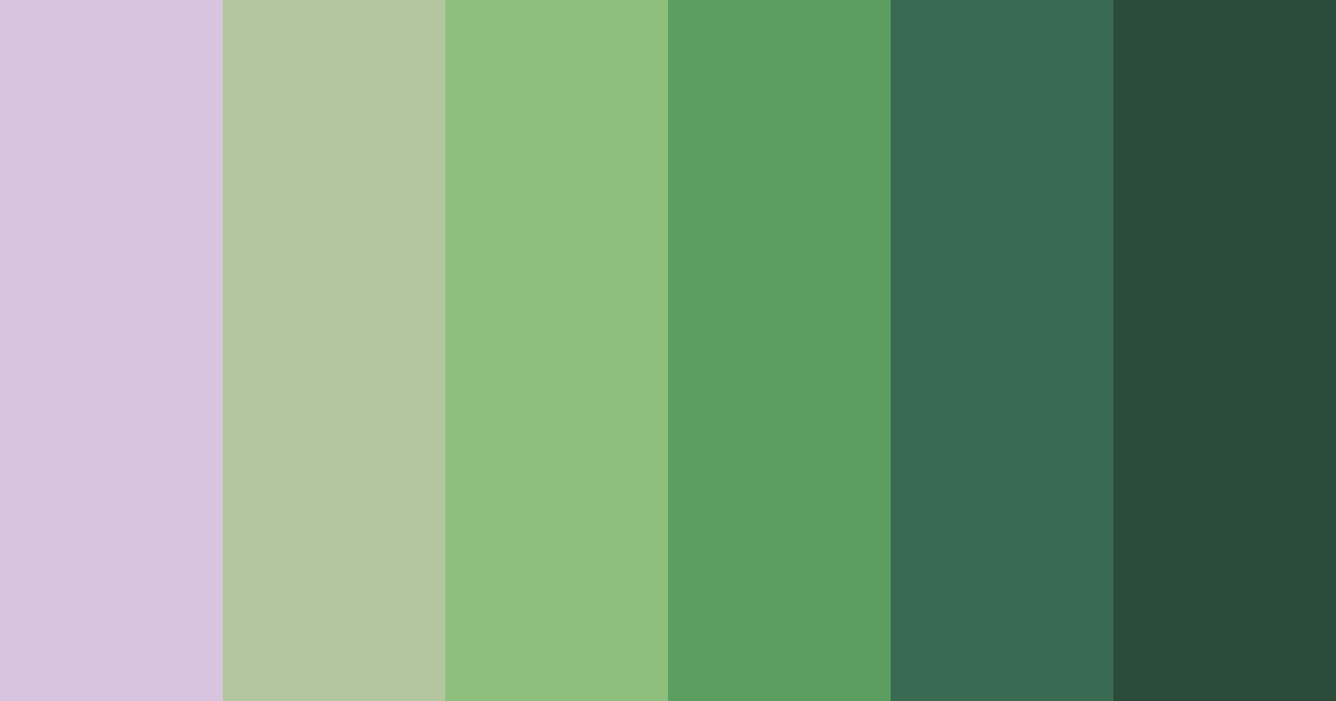 Download whispers of verdant twilight color palette PNG image (landscape)