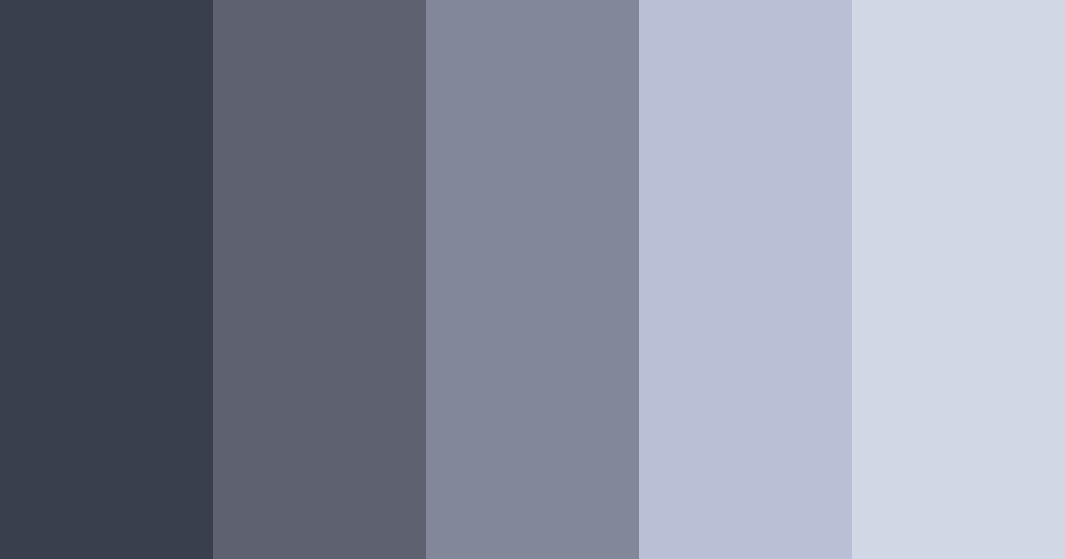 Download shades of blue color palette PNG image (landscape)