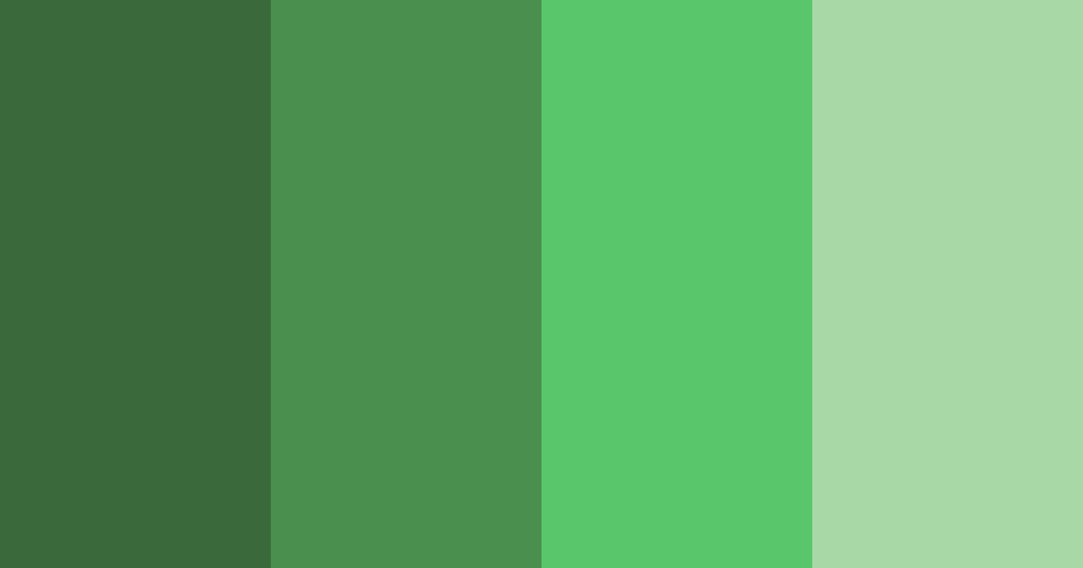 Download green shadow color palette PNG image (landscape)