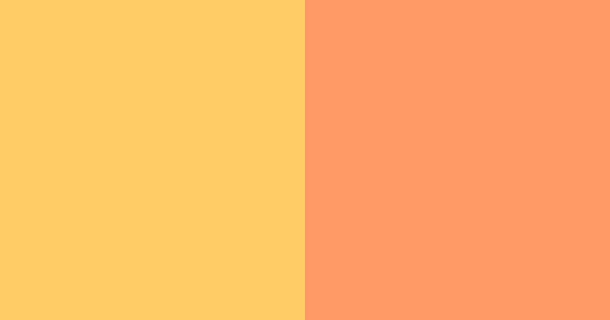 Download sunny orange color palette PNG image (landscape)