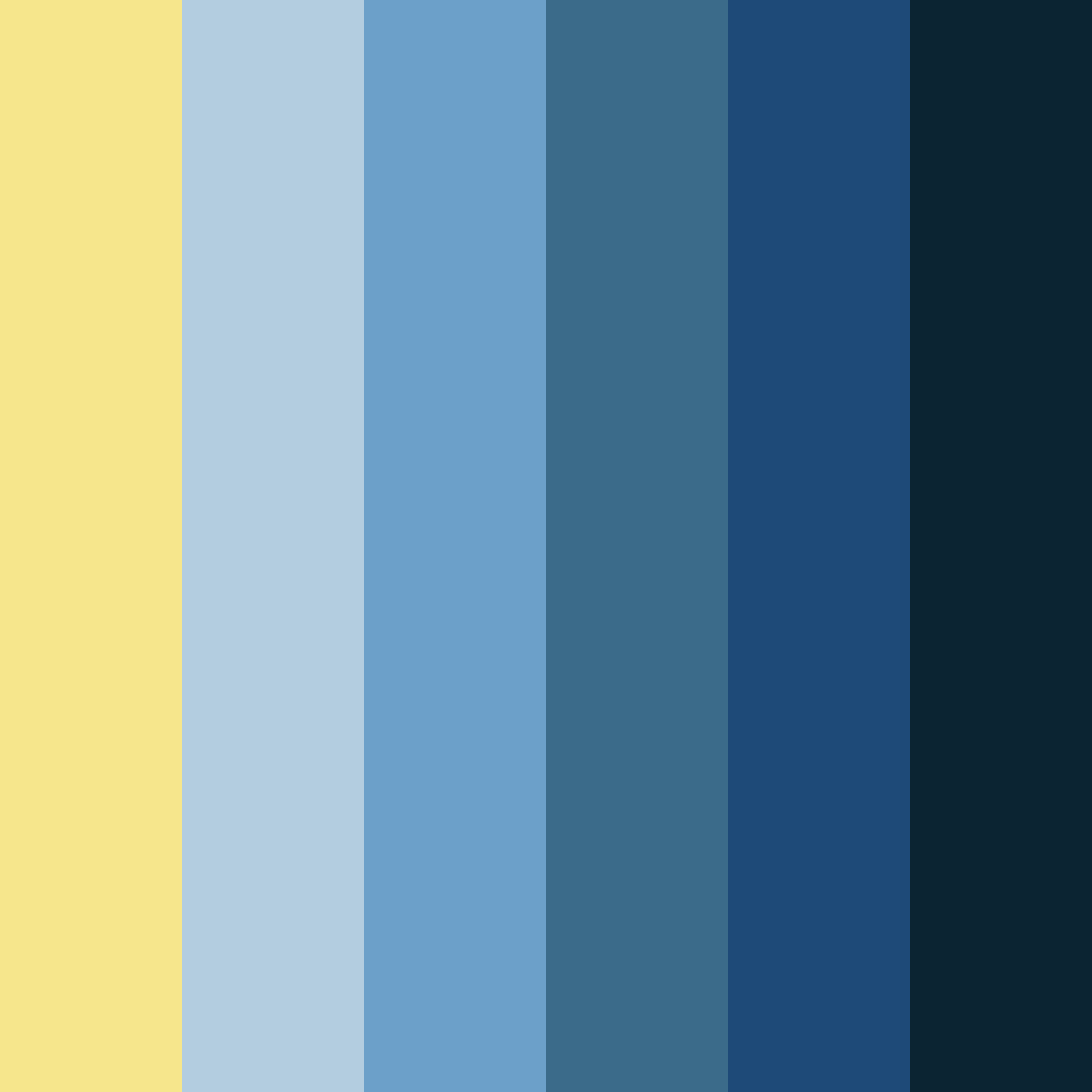 Download sunset over ocean waves color palette PNG image (square)