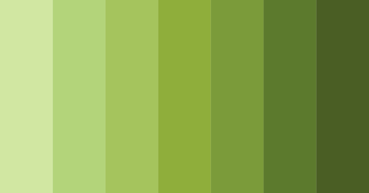 Download verdant harmony color palette PNG image (landscape)