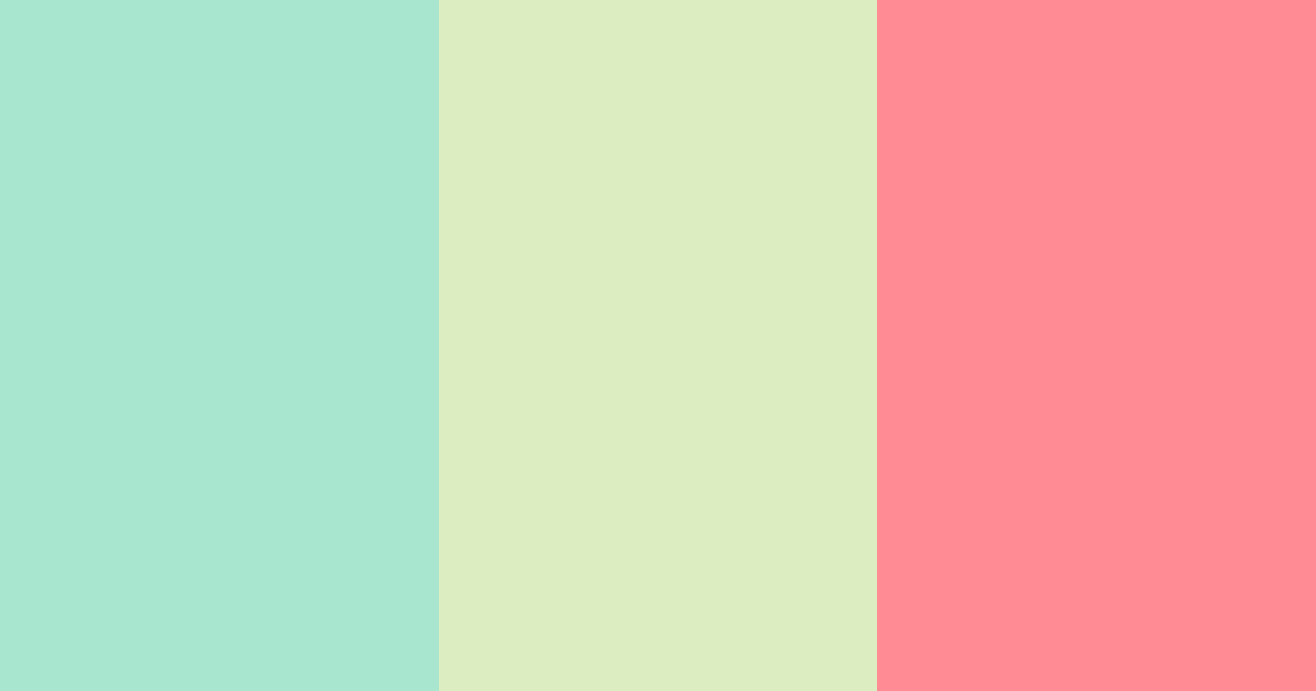 Download minted blossom color palette PNG image (landscape)