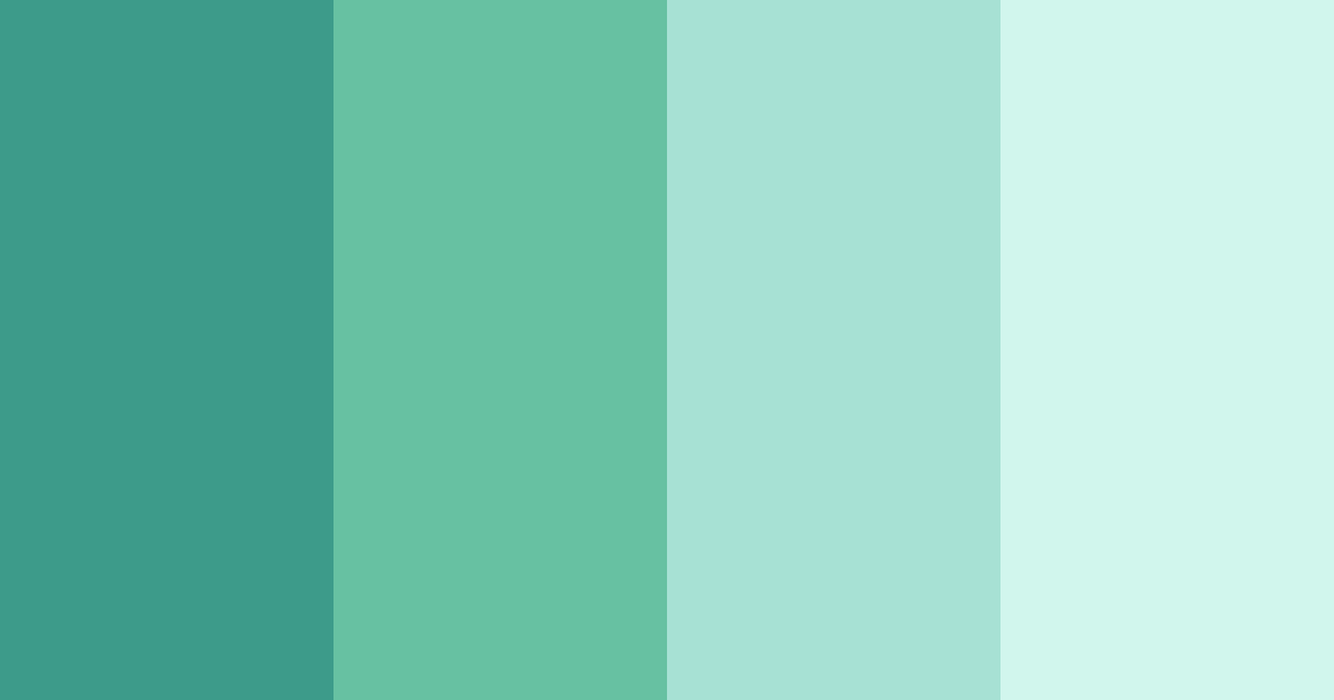 Download mint breeze color palette PNG image (landscape)