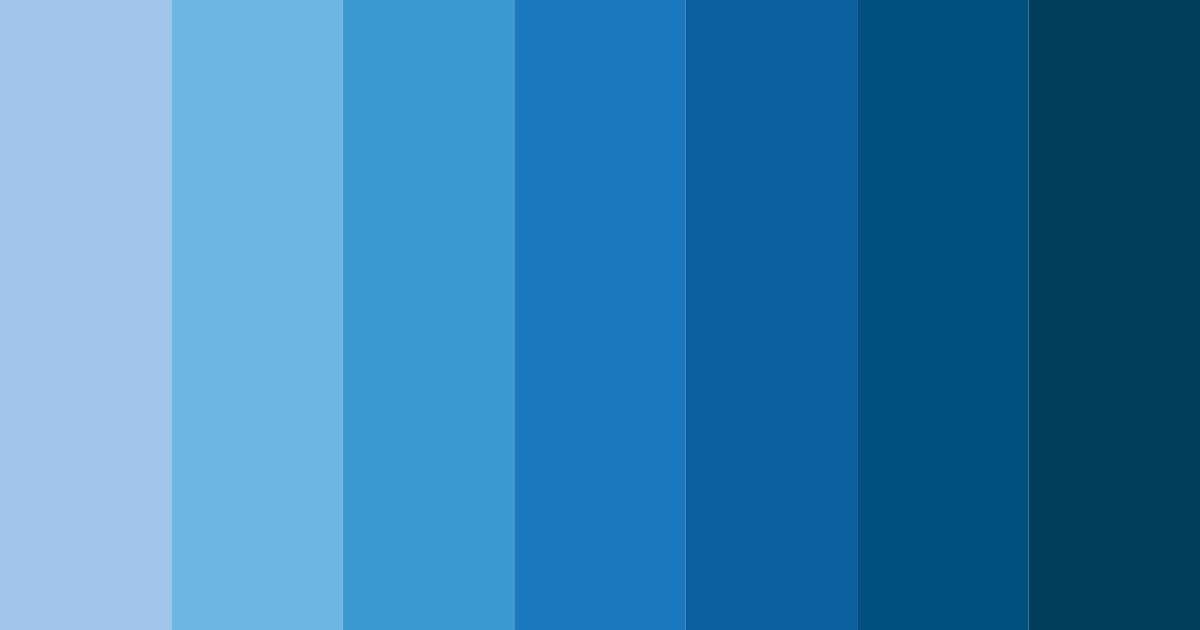 Download ocean blue color palette PNG image (landscape)