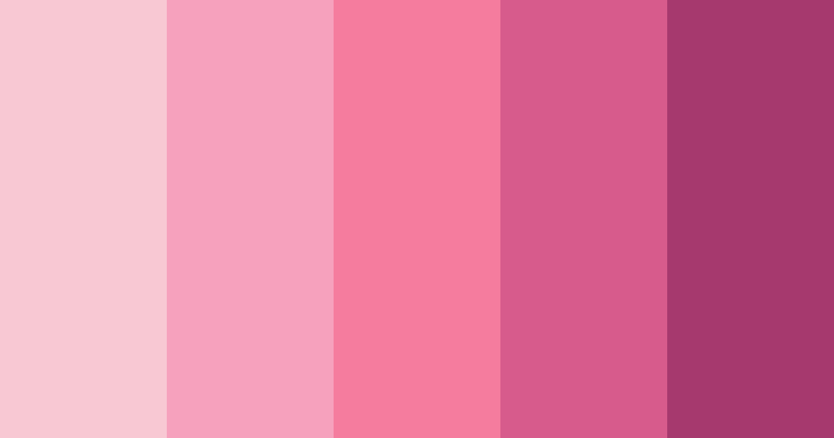 Download pink pop color palette PNG image (landscape)