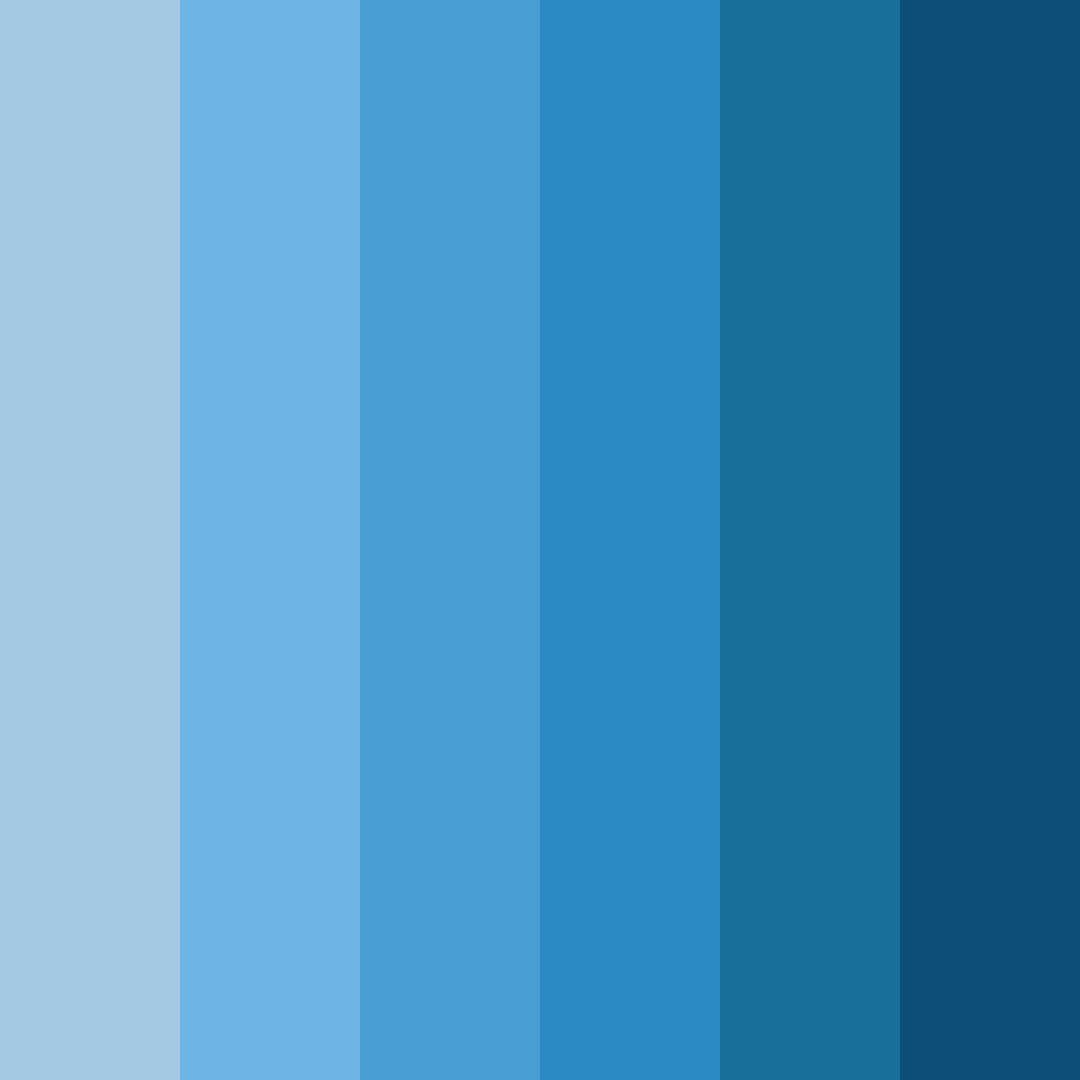 Download azure serenity color palette PNG image (square)