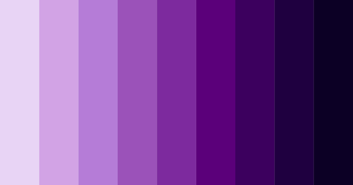 Download mystic amethyst dreams color palette PNG image (landscape)