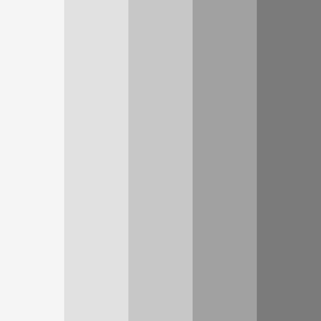 Download gray shades color palette PNG image (square)